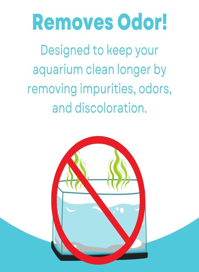 كربون نشط بالجملة لترشيح أحواض السمك (قليل الغبار) / كربون نشط حبيبي مغسول مسبقًا بحجم 12 × 40 شبكة - 1 رطل، أسود - Image 2